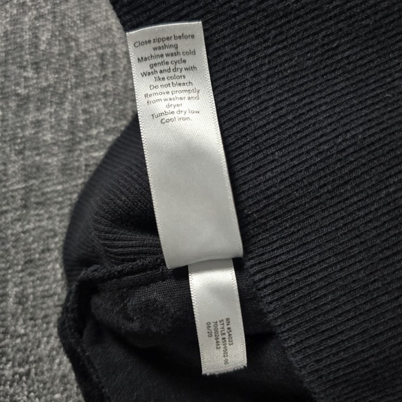 Athleta Cloud Fleece Full Zip Jacket Black Women's Size Medium - Picture 5 of 8